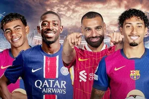 Bộ tứ ứng viên Quả bóng vàng 2025: Yamal, Dembele, Salah và Raphinha