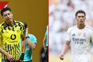 Jobe Bellingham của Borussia Dortmund bị treo giò nên không thể đối đầu người anh rất nổi tiếng Jude của Real Madrid ở tứ kết.