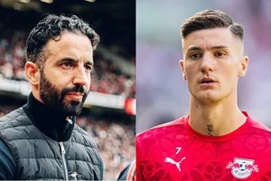 HLV Ruben Amorim thiết lập xong hàng tiền đạo hoàn toàn mới với Benjamin Sesko.