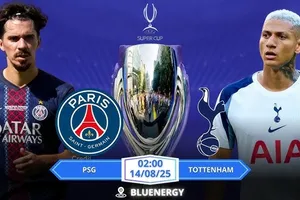 Tottenham sẽ tranh Siêu cúp châu Âu với Paris Saint-Germain vào thứ Tư.