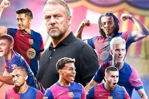 HLV Hansi Flick dù chưa hoàn thiện đội hình nhưng đã sẵn sàng cho hành trình chinh phục mới.