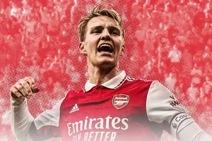 Thủ quân Martin Odegaard của Arsenal