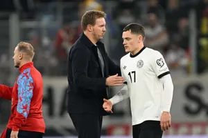 Florian Wirtz có vẻ cũng đang đánh mất tự tin và sự bén nhọn khi trở về đội tuyển Đức.