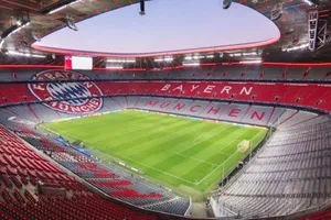 Sân Allianz Arena của Bayern Munich sẽ lần thứ 3 đăng cai trận chung kết Champions League. 