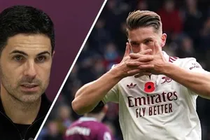 HLV Mikel Arteta thật sự lo ngại về chấn thương cơ của tiền đạo Viktor Gyokeres.