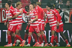 Union Berlin chấm dứt chuỗi 16 trận thắng kỷ lục của Bayern Munich trên mọi đấu trường kể từ đầu mùa giải.