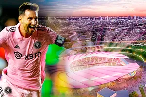 Lionel Messi và Inter Miami chơi trận MLS đầu tiên trên sân mới Miami Freedom Park vào ngày 4-4. Ảnh: BRG International