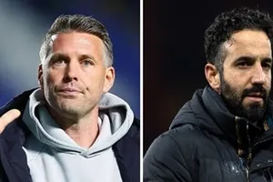 HLV Rob Edwards (Wolves) và Ruben Amorim (Man United)