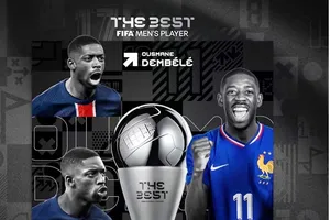 Dembele được vinh danh là Cầu thủ xuất sắc nhất năm của FIFA