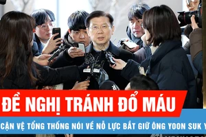 Cận vệ Tổng thống đề nghị tránh đổ máu trong nỗ lực bắt giữ ông Yoon Suk Yeol