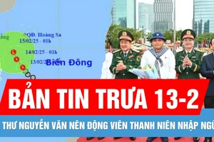 Bản tin trưa 13-2: Đông Nam bộ có mưa rào và dông, nhiều nơi mưa to | Bí thư Thành ủy TPHCM Nguyễn Văn Nên động viên thanh niên lên đường nhập ngũ