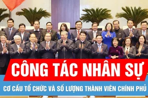 Thủ tướng trình Quốc hội cơ cấu tổ chức và số lượng thành viên Chính phủ