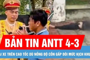 Bản tin ANTT 4-3: Nồng độ cồn gấp đôi mức kịch khung vẫn lái xe | Nữ sinh rơi từ tầng cao xuống đất