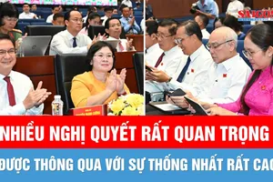 Kỳ họp thứ 2 HĐND TPHCM khóa X, nhiệm kỳ 2021-2026: Nhanh chóng đưa các nghị quyết vào cuộc sống