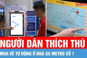 Thuận tiện khi mua vé metro không tiền mặt