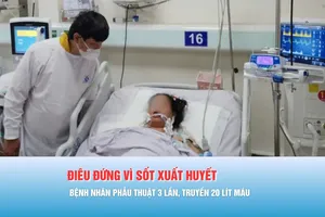 Podcast bản tin trưa 3-12: Bệnh nhân phải phẫu thuật 3 lần, truyền 20 lít máu vì sốt xuất huyết