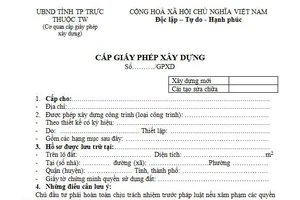 TPHCM rút ngắn thời gian cấp phép xây dựng xuống còn 42 ngày 