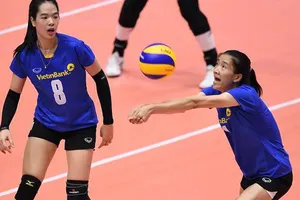 Đội NHCT đã tìm được chiến thắng đầu tiên tại giải. Ảnh: Thiên Hoàng