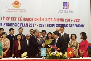 Lễ ký kết Kế hoạch chiến lược chung