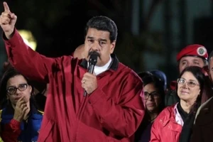 Trước đó, Tổng thống Venezuela Nicolas Maduro cũng lọt vào danh sách trừng phạt của Mỹ. Ảnh REUTERS