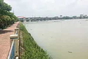 Công trình chống sạt lở kênh Thanh Đa vừa hoàn thành và đưa vào sử dụng