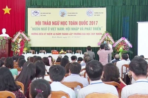 Hội thảo ngữ học toàn quốc 2017