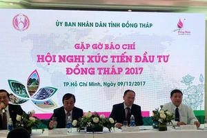 UBND tỉnh Đồng Tháp thông tin về chương trình Hội nghị Xúc tiến đầu tư năm 2017