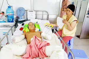 Một thanh niên bị nạn mất tay chân