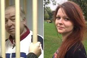 Cựu điệp viên Sergei Skripal và con gái Julia Skripal. Ảnh: SKY NEWS 