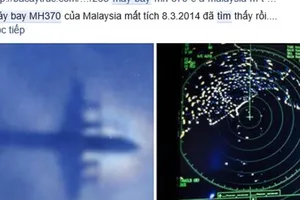 Tin thất thiệt về việc tìm thấy máy bay MH370 còn nguyên vẹn, rất vô lý nhưng vẫn được nhiều người cả tin chia sẻ về trang Facebook cá nhân