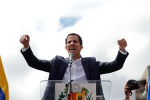 Thủ lĩnh phe đối lập Juan Guaido không đối thoại với Tổng thống Maduro. Ảnh: REUTERS