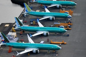 Các máy bay Boeing 737 MAX tại nhà máy Boeing ở Renton, Washington, Mỹ. Ảnh: REUTERS