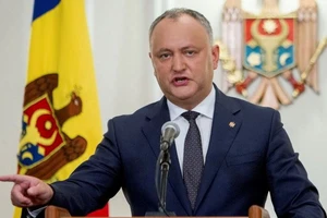 Tổng thống Moldova Igor Dodon. Nguồn: EPA