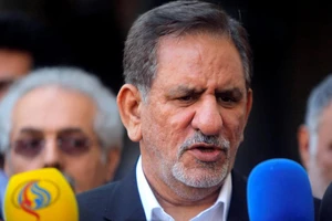 Phó tổng thống Iran Eshaq Jahangiri. Ảnh: REUTERS