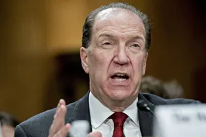 Chủ tịch Ngân hàng Thế giới David Malpass. Ảnh: FINANCIAL TIMES