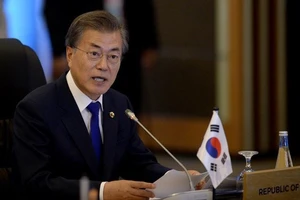 Tổng thống Hàn Quốc Moon Jae-in. Nguồn: REUTERS 