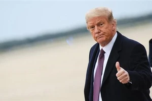 Tổng thống Mỹ Donald Trump tại căn cứ không quân Andrews ở Maryland, Mỹ, ngày 1-10-2020. Nguồn: TTXVN