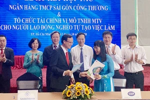 SaiGonBank ký kết với CEP cam kết cấp hạn mức tín dụng 800 tỷ đồng cho người nghèo, người thu nhập thấp vay vốn