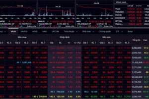 VN-Index giảm gần 33 điểm 