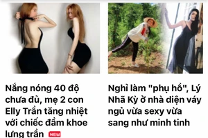 Những trang tin online với tít, bài vở đậm chất câu view