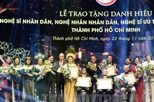 TPHCM: 100 cá nhân được thông qua hồ sơ xét tặng danh hiệu NSND, NSƯT