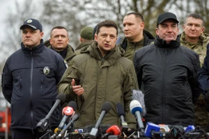 Tổng thống Ukraine Volodymyr Zelensky 