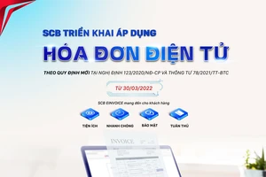 Để tra cứu, tìm hiểu thêm thông tin về hóa đơn điện tử tại SCB, khách hàng vui lòng truy cập địa chỉ: https://tracuuhoadon.scb.com.vn Để biết thêm thông tin chi tiết, Khách hàng vui lòng liên hệ tổng đài 1900 6538 để được hỗ trợ.