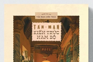Dự kiến của bìa sách Tản mạn Kiến trúc Nam bộ - Một biên khảo về kiến trúc dân dụng miền Nam