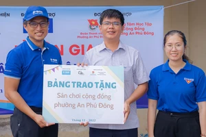 BASF và Think Playgrounds trao tặng sân chơi cộng đồng thứ 6