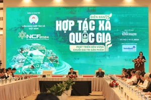 Diễn đàn “Hợp tác xã quốc gia năm 2024”. Ảnh: VPG