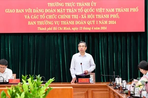 Phong trào thi đua yêu nước của Đoàn thể nhân dân phải bám sát chủ trương chung của Thành phố