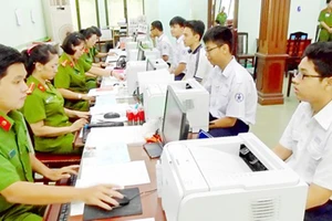 Cấp căn cước công dân cho học sinh