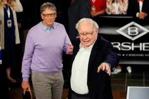 Bill Gates và Warren Buffett thường xuyên cùng nhau làm từ thiện và luôn là những tỷ phú đóng góp từ thiện nhiều nhất thế giới. Ảnh: Rick Wilking