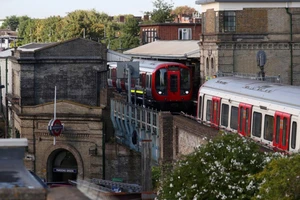 Ga tàu ngầm Parsons Green ở thủ đô London, Anh - nơi xảy ra vụ nổ bom. Ảnh: Reuters